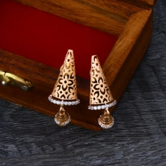 750 Rose Gold Hallmark Designer Ladies Necklace Set RN348 - Image 2