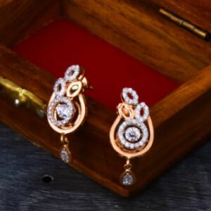 750 Rose Gold Ladies Designer Necklace Set RN352