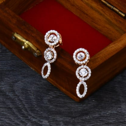 18KT Rose Gold Hallmark Gorgeous Ladies Necklace Set RN364 - Image 2