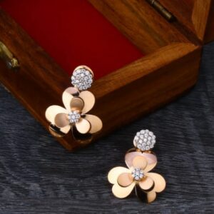 18KT Rose Gold Hallmark Fancy Ladies Necklace Set RN365