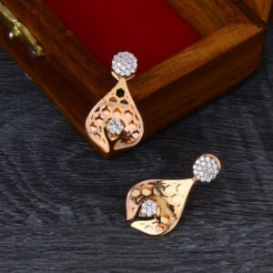 18KT Rose Gold Hallmark Designer Ladies Necklace Set RN367