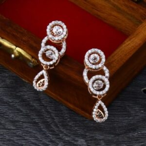 18KT Rose Gold Ladies Stylish Necklace Set RN371