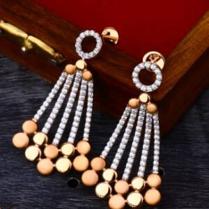 18KT Rose Gold Ladies Exclusive Necklace Set RN377