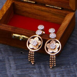 18KT Rose Gold Ladies Delicate Necklace Set RN373