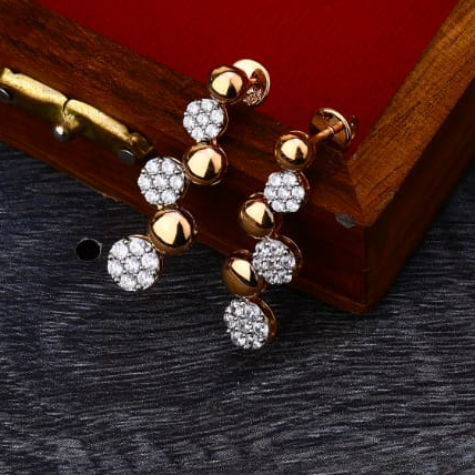 18KT Rose Gold Ladies Necklace Set RN378 - Image 2