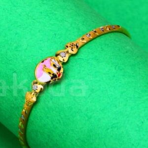 750 gold cz hallmark fancy kids kadali kk79