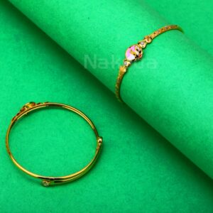 750 gold cz hallmark fancy kids kadali kk79