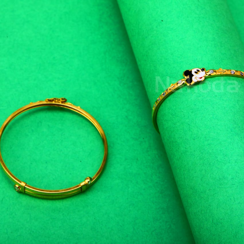 750 gold cz hallmark designer kids kadali kk92