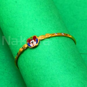 750 gold cz hallmark delicate kids kadali kk91