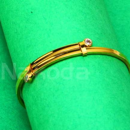 750 gold cz hallmark kids kadali kk89 - Image 2