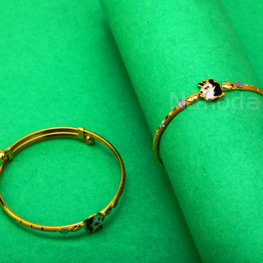 750 gold hallmark stylish kids kadali kk96