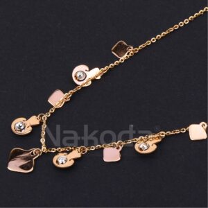 750 Rose Gold Designer Women's Tanmaniya RTM549