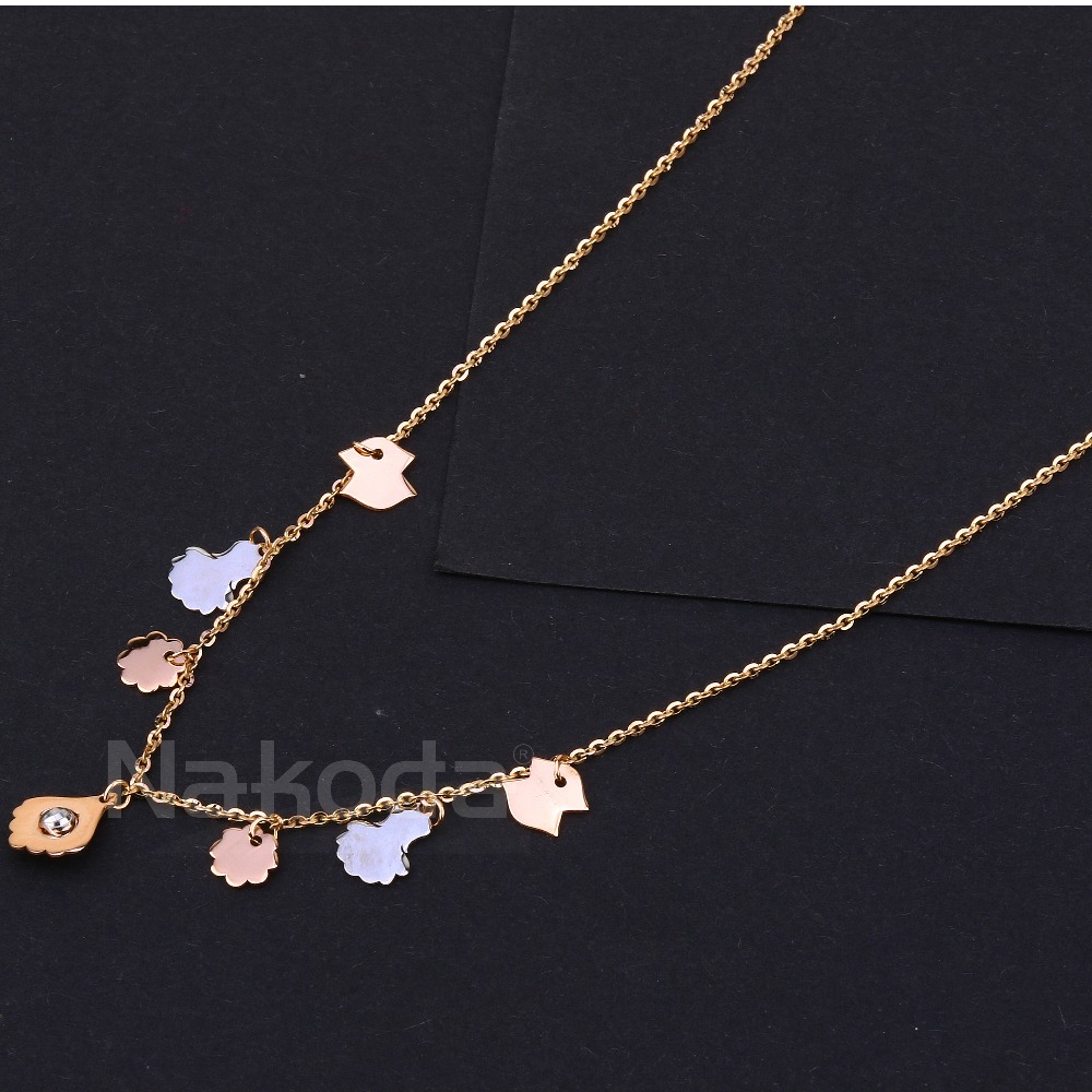 750 Rose Gold CZ Stylish  Hallmark Tanmaniya RTM546