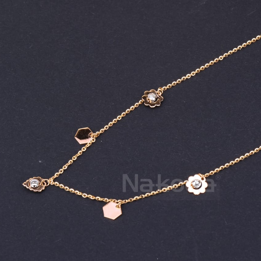 18KT Rose Gold CZ Hallmark Stylish Tanmaniya RTM481