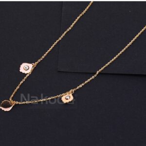 750 Rose Gold CZ Delicate Hallmark Tanmaniya RTM542