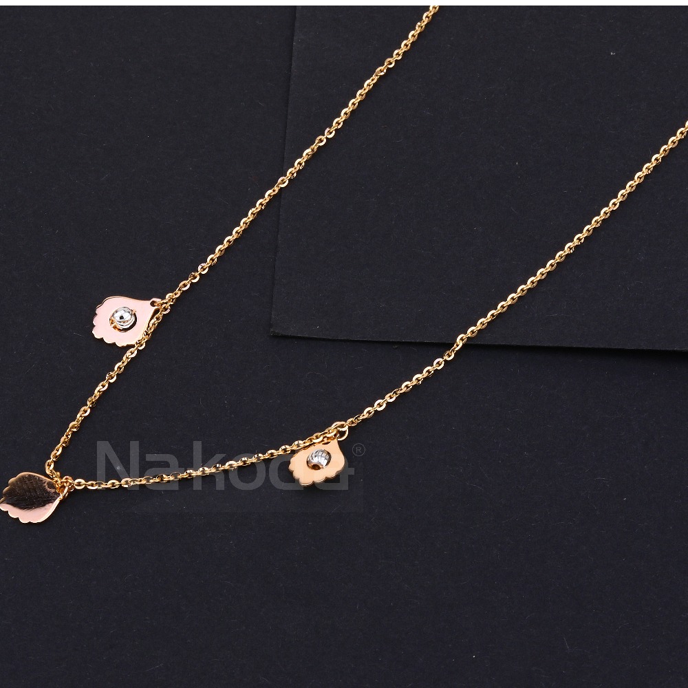 750 Rose Gold CZ Delicate Hallmark Tanmaniya RTM542