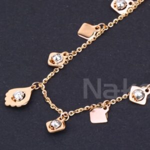 18KT Rose Gold CZ Hallmark Gorgeous Tanmaniya RTM487