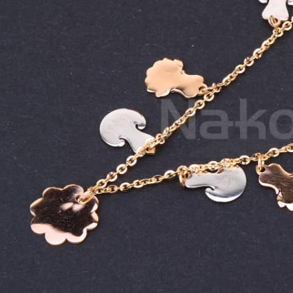 18KT Rose Gold CZ Hallmark Fancy Tanmaniya RTM488 - Image 3