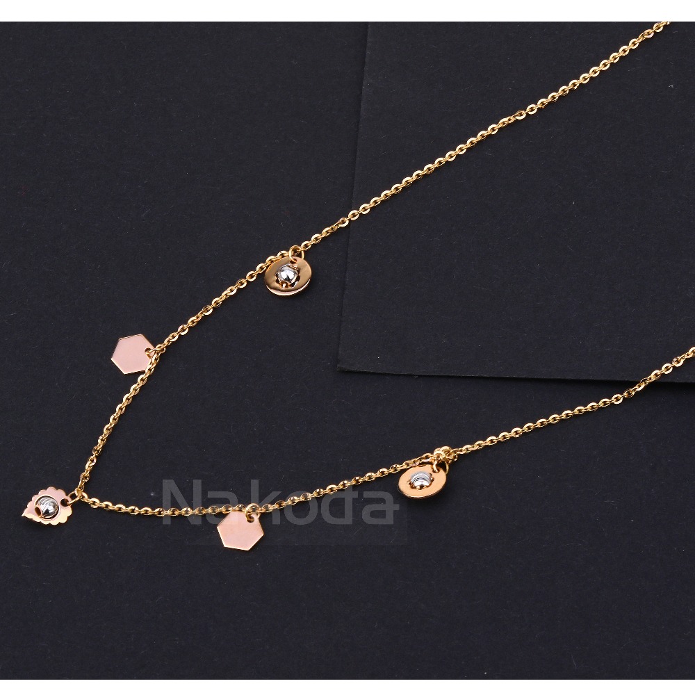 750 Rose Gold CZ Classic  Hallmark Tanmaniya RTM540