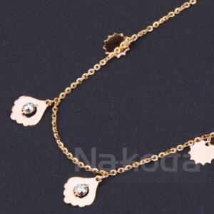 18KT Rose Gold CZ Hallmark Delicate Tanmaniya RTM491