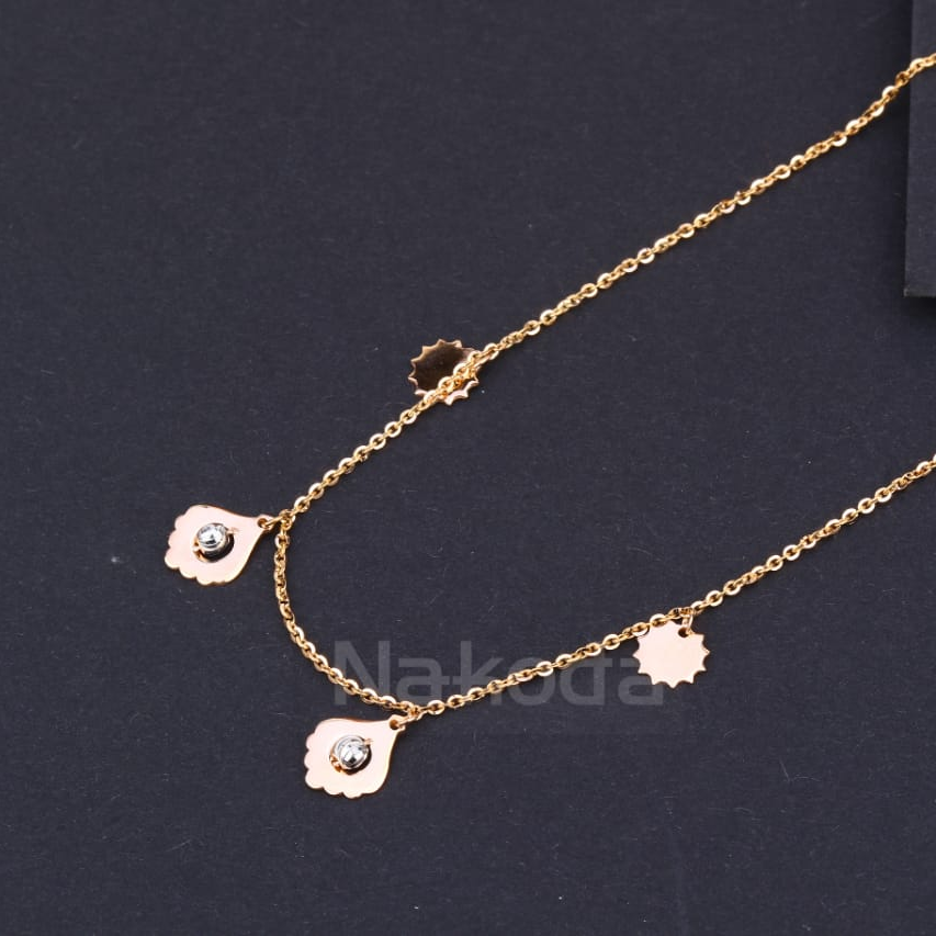 18KT Rose Gold CZ Hallmark Delicate Tanmaniya RTM491