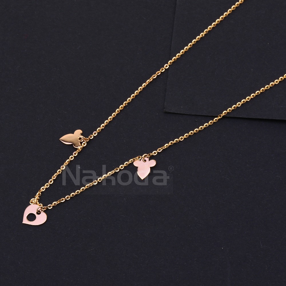 750 Rose Gold CZ  Hallmark Tanmaniya RTM539