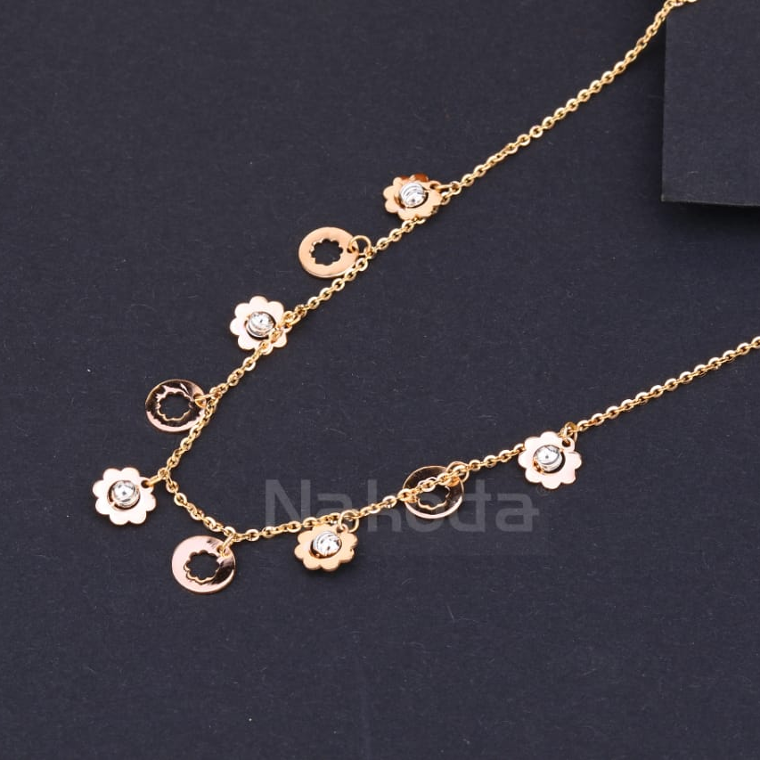 18KT Rose Gold CZ Stylish Tanmaniya RTM484