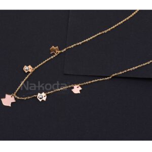 750 Rose Gold CZ Gorgeous  Ladies Tanmaniya RTM537