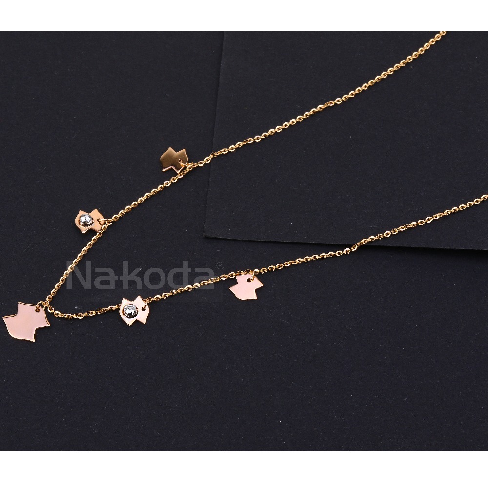 750 Rose Gold CZ Gorgeous  Ladies Tanmaniya RTM537