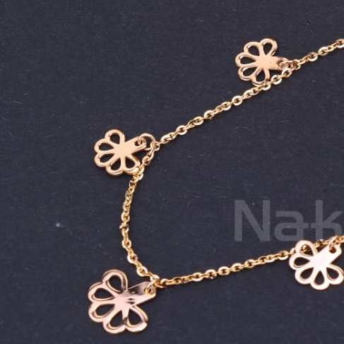 18KT Rose Gold CZ Exclusive Tanmaniya RTM476 - Image 2