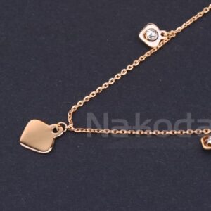 18KT Rose Gold CZ Designer Tanmaniya RTM477