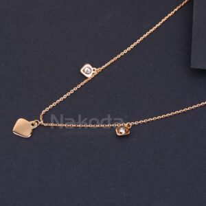 18KT Rose Gold CZ Designer Tanmaniya RTM477