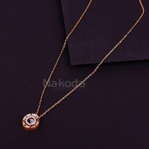 18KT Rose Gold CZ Classic Tanmaniya RTM474