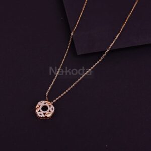 18KT Rose Gold CZ Tanmaniya RTM472