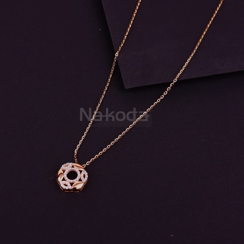 18KT Rose Gold CZ Tanmaniya RTM472