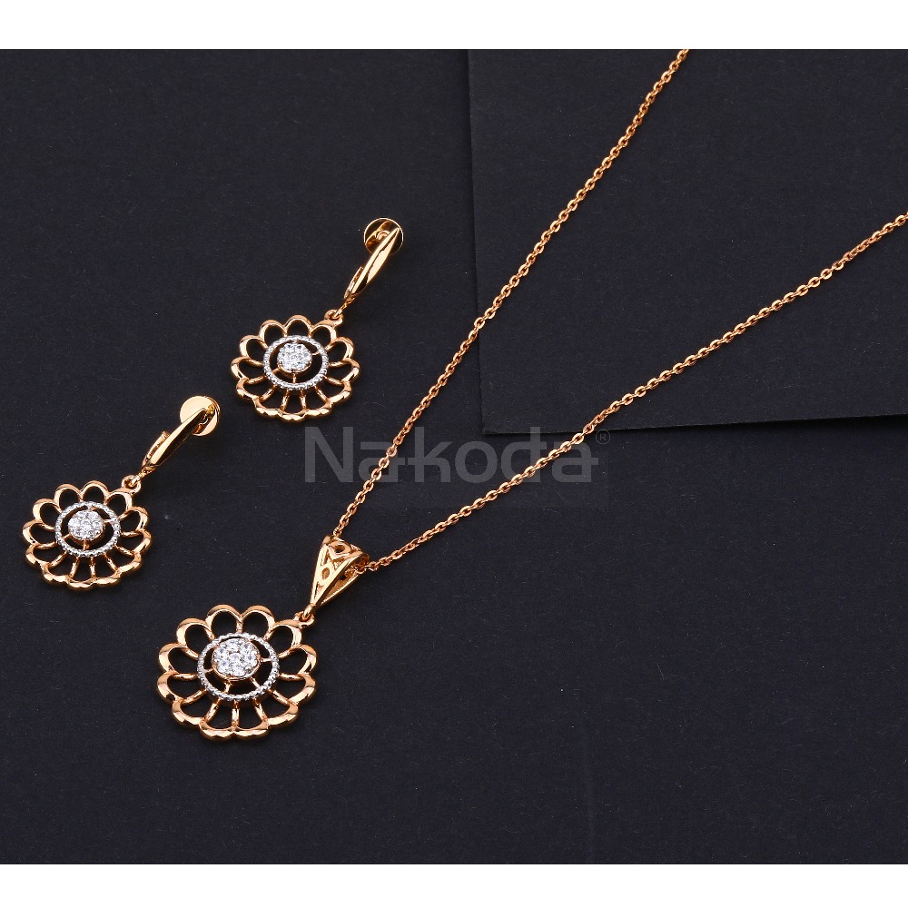 750 Rose Gold Women's Delicate Hallmark Tanmaniya RTM526