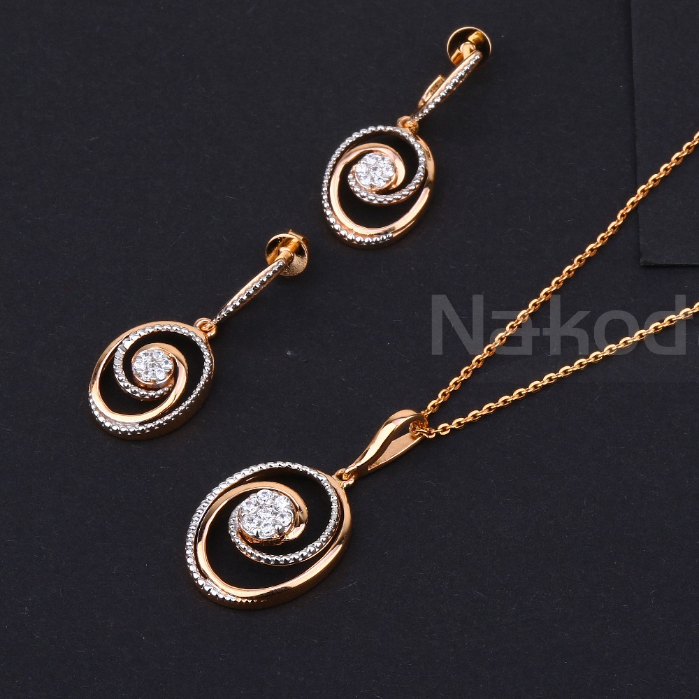 750 Rose Gold Women's Designer Hallmark Tanmaniya RTM525 - Image 2