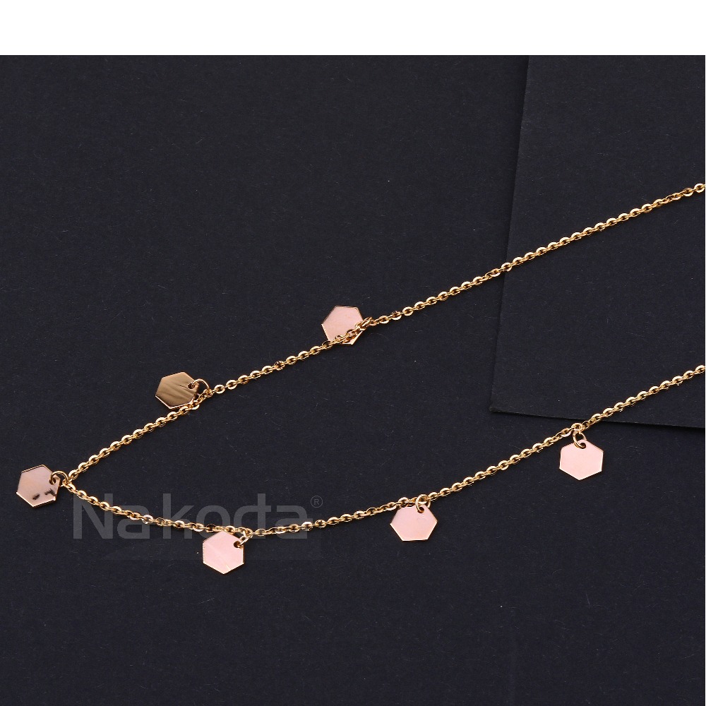 750 Rose Gold Women's Hallmark Tanmaniya RTM523