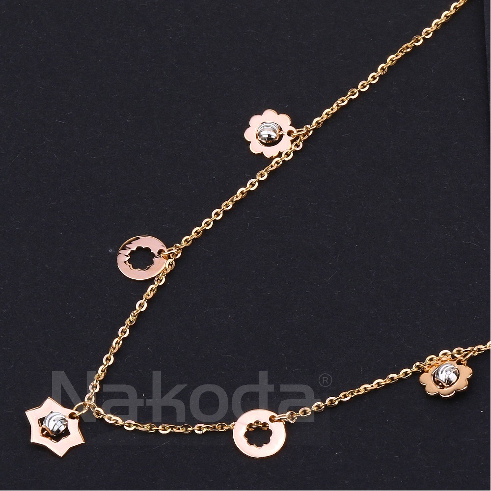 750 Rose Gold fancy Ladies Tanmaniya RTM520 - Image 2
