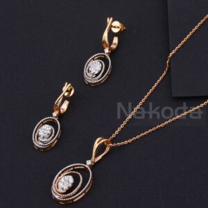750 Rose Gold CZ Gorgeous Ladies Hallmark  Tanmaniya RTM513
