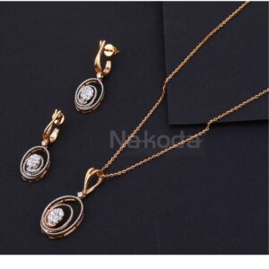 750 Rose Gold CZ Gorgeous Ladies Hallmark  Tanmaniya RTM513