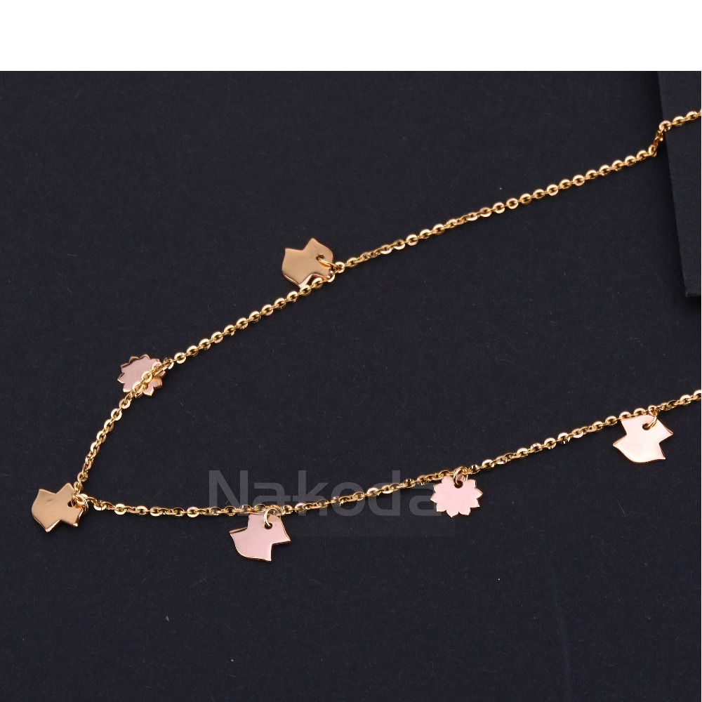 750 Rose Gold CZ Ladies Hallmark  Tanmaniya RTM507