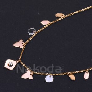 750 Rose Gold Women's Fancy Hallmark  Tanmaniya RTM504