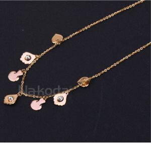 750 Rose Gold Women's Delicate Hallmark  Tanmaniya RTM502