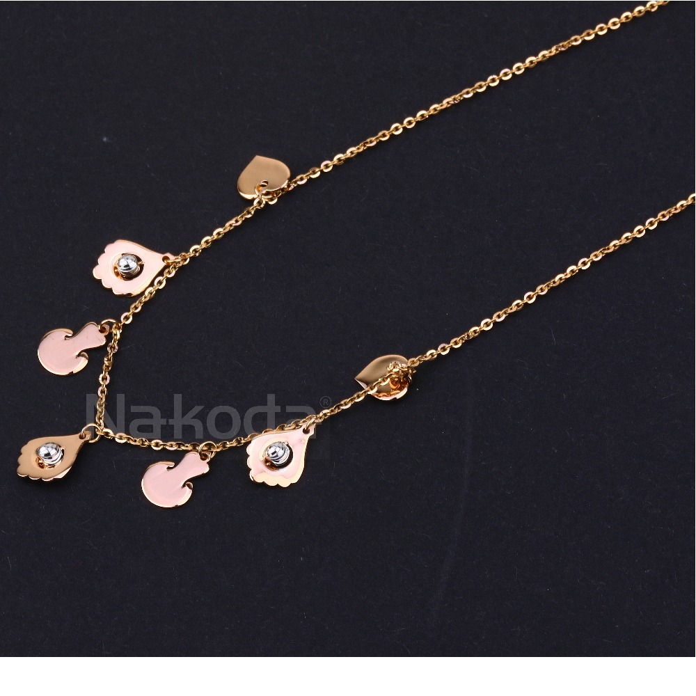 750 Rose Gold Women's Delicate Hallmark  Tanmaniya RTM502
