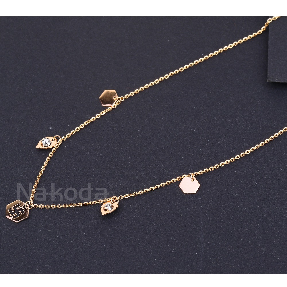 750 Rose Gold Women's Hallmark  Tanmaniya RTM499
