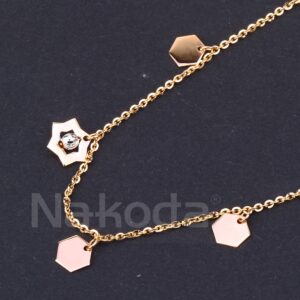750 Rose Gold Gorgeous  Ladies Tanmaniya RTM497