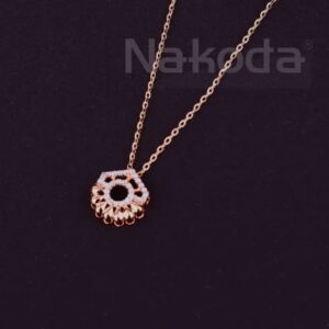 750 Rose Gold CZ Hallmark Delicate Tanmaniya RTM445