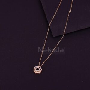 750 Rose Gold CZ Hallmark Delicate Tanmaniya RTM445