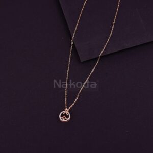 750 Rose Gold CZ Hallmark Tanmaniya RTM447